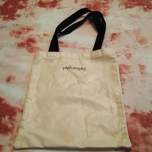 Metallic Philosophy Canvas Tote Bag